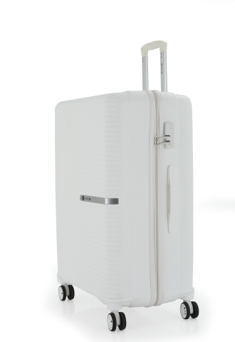 Mçs Polipropilen Valiz  75 CM OLM374 Beyaz
