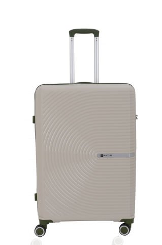 Mçs Polipropilen Valiz  75 CM OLM374 Kemik-Haki