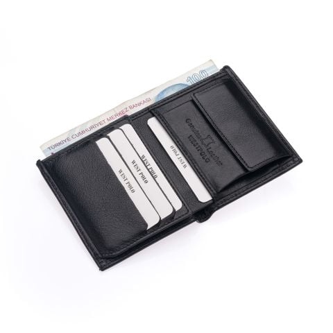 West Polo OLM222 Erkek Hakiki Deri Kartlık & Cüzdan