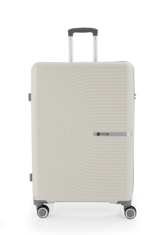 Mçs Üçlü Polipropilen Valiz Seti OLM374 Kemik-Gri