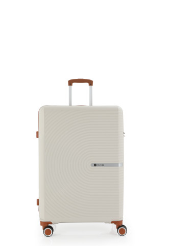 Mçs Üçlü Polipropilen Valiz Seti OLM374 Kemik-Kahve