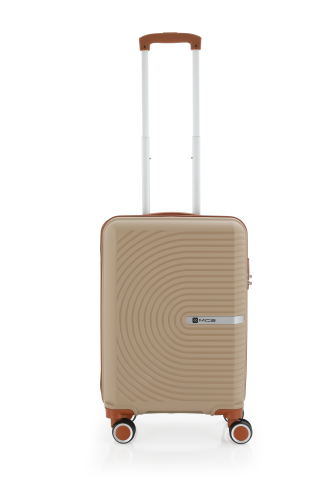 Mçs Üçlü Polipropilen Valiz Seti OLM374 Şampanya-Kahve