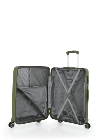 Mçs Üçlü Polipropilen Valiz Seti OLM374 Haki