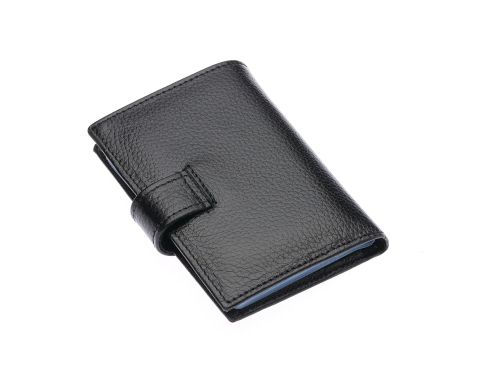 West Polo OLM613 Deri Kartlık Siyah