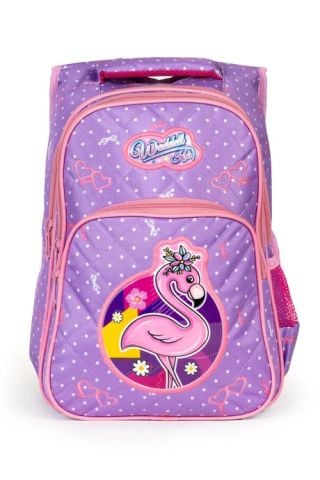 Karakterli Beslenmeli Ilkokul Sırt Çantası Lila