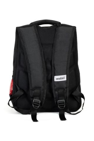 Karakterli Beslenmeli Ilkokul Sırt Çantası Siyah Kırmızı