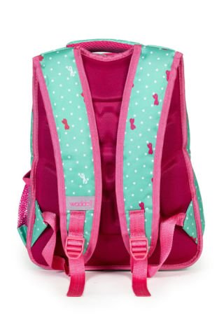 Karakterli Beslenmeli Ilkokul Sırt Çantası Mint Yeşili