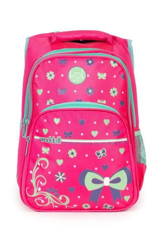 Karakterli Beslenmeli Ilkokul Sırt Çantası Fuşya