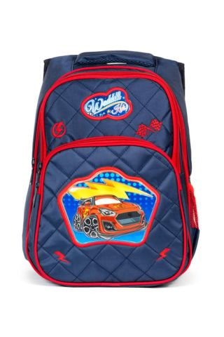 Karakterli Beslenmeli Ilkokul Sırt Çantası Lacivert