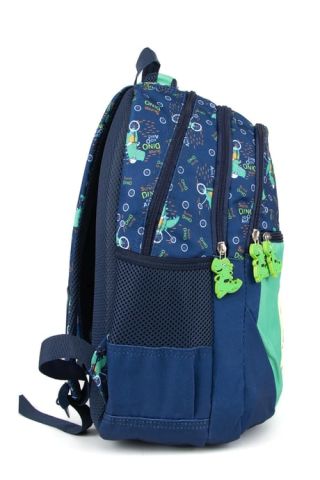 Karakterli Ilköğretim Sırt Çantası Ve Beslenme Çantası Yeşil