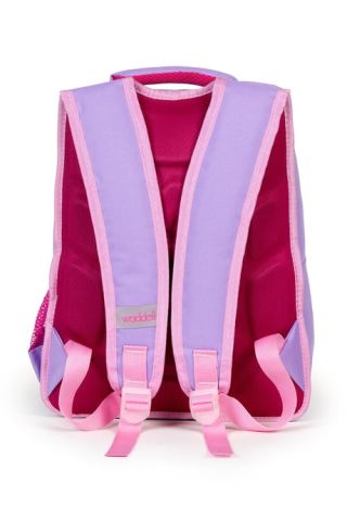 Karakterli Beslenmeli Ilkokul Sırt Çantası Koyu Lila