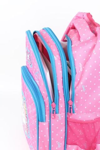 Karakterli Beslenmeli Ilkokul Sırt Çantası Turkuaz