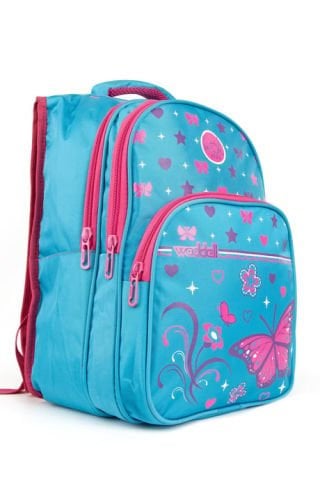Karakterli Beslenmeli Ilkokul Sırt Çantası Turkuaz