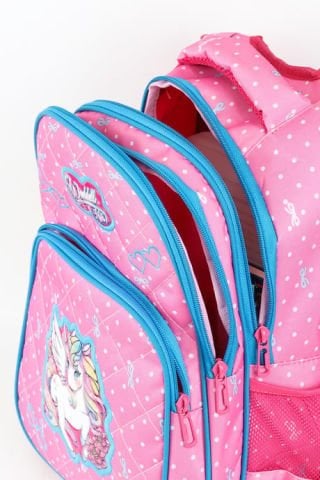 Karakterli İlköğretim Sırt Çantası Ve Beslenme Çantası Pudra