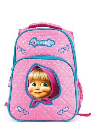 Karakterli İlköğretim Sırt Çantası Ve Beslenme Çantası Pudra