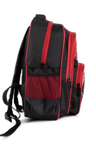 Karakterli Beslenmeli Ilkokul Sırt Çantası Açık Kırmızı