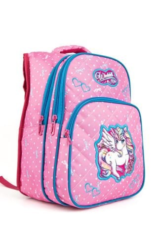 Karakterli Beslenmeli Ilkokul Sırt Çantası Pembe