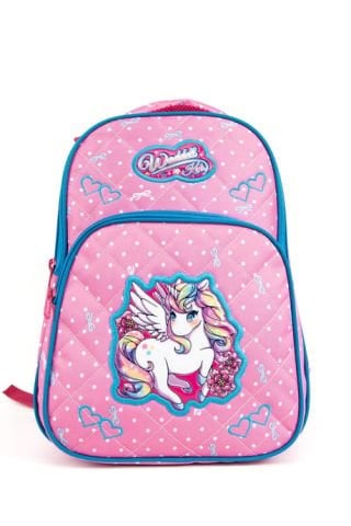 Karakterli Beslenmeli Ilkokul Sırt Çantası Pembe