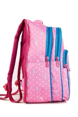 Karakterli Beslenmeli Ilkokul Sırt Çantası Pembe