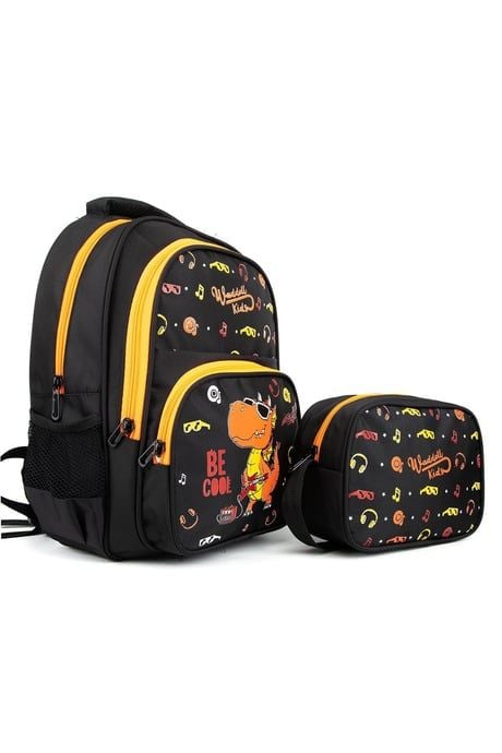 Karakterli Beslenmeli Ilkokul Sırt Çantası Turuncu