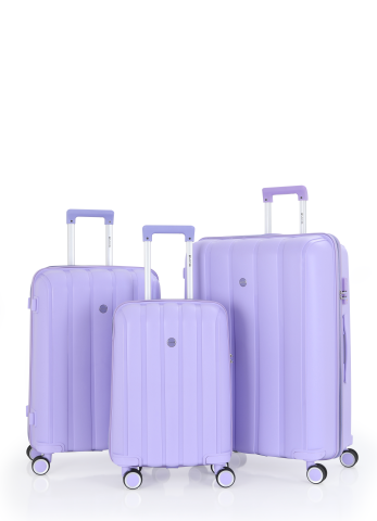 Mçs Üçlü Polipropilen Valiz Seti OLM305 Lila