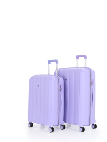 Mçs Üçlü Polipropilen Valiz Seti OLM305 Lila