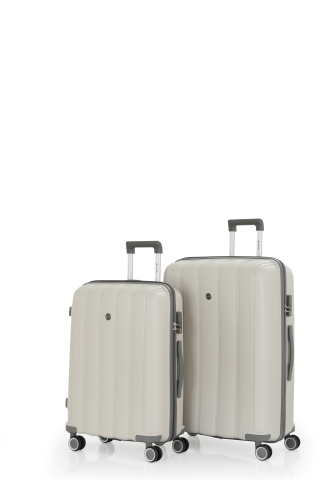 Mçs Üçlü Polipropilen Valiz Seti OLM305 Kemik-Kahve