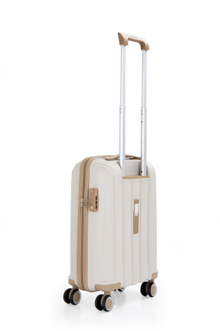 Mçs Üçlü Polipropilen Valiz Seti OLM305 Kemik-Şampanya