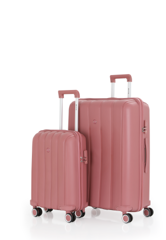 Mçs Üçlü Polipropilen Valiz Seti OLM305 Koyu Pudra