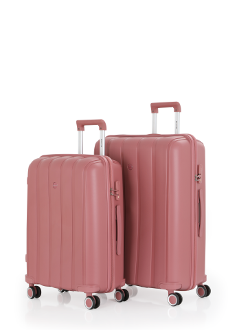 Mçs Üçlü Polipropilen Valiz Seti OLM305 Koyu Pudra