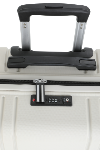 Mçs Polipropilen Valiz 65 CM OLM375 Kemik-Gri