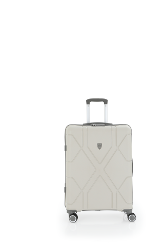 Mçs Polipropilen Valiz 65 CM OLM375 Kemik-Gri