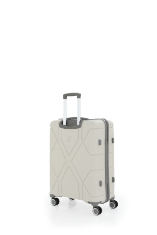 Mçs Polipropilen Valiz 65 CM OLM375 Kemik-Gri