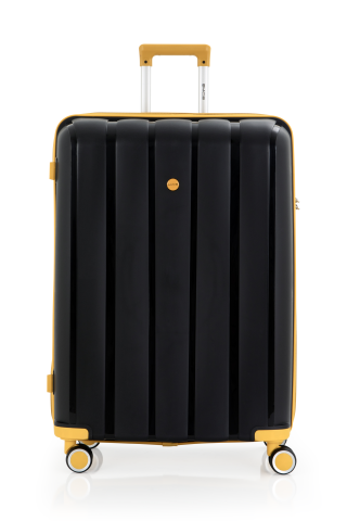 Mçs Üçlü Polipropilen Valiz Seti OLM305 Siyah-Sarı