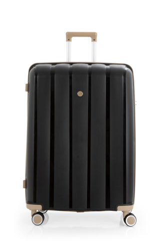 Mçs Üçlü Polipropilen Valiz Seti OLM305 Siyah-Şampanya