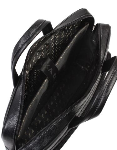 Deri Evrak Çantası OLM247 Siyah - Flotter Deri