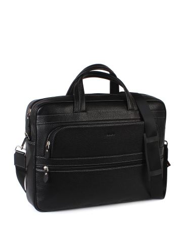 Deri Evrak Çantası OLM247 Siyah - Flotter Deri