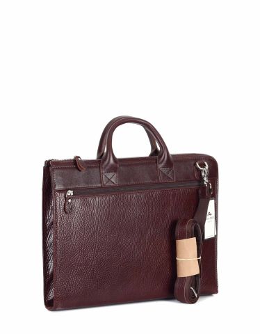 Deri Klasik Evrak Çantası OLM241 Kahverengi - Flotter Deri