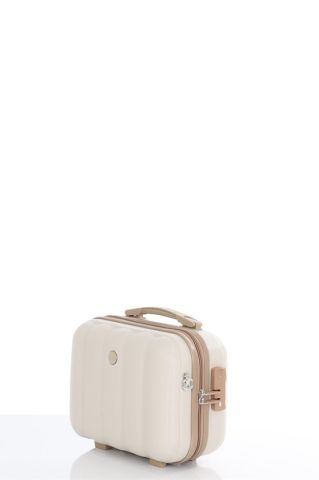 Mçs Abs Makyaj Çantası OLM305 Kemik-Şampanya