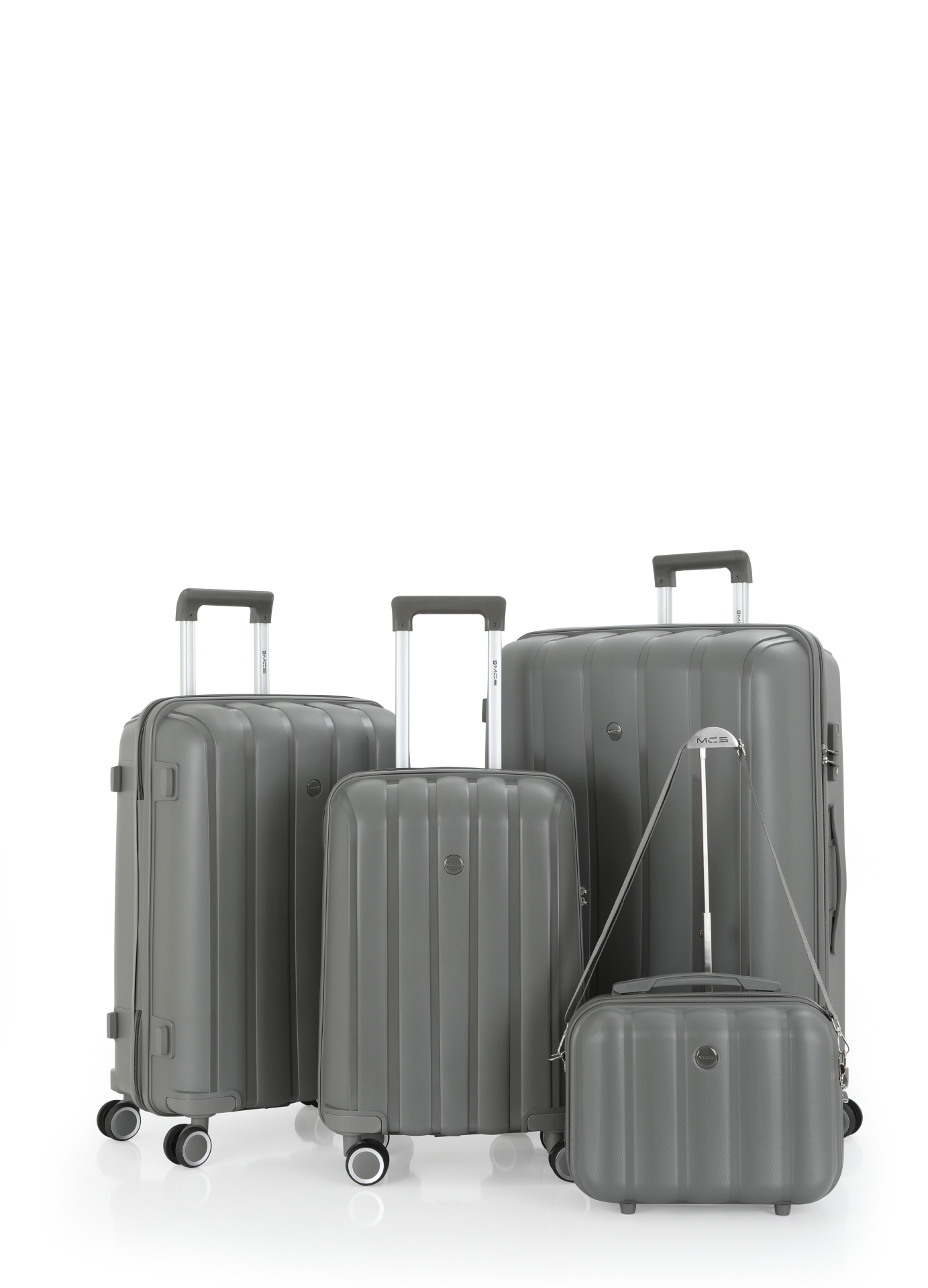 Mçs Polipropilen 4'lü Valiz Seti OLM305 Gri