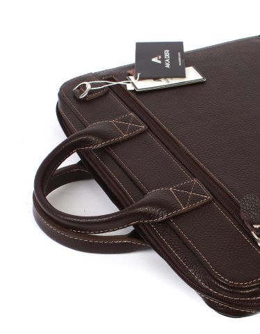 Deri Evrak Çantası OLM239 Acı kahve - Flotter Deri