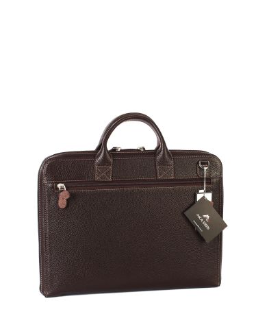 Deri Evrak Çantası OLM239 Acı kahve - Flotter Deri