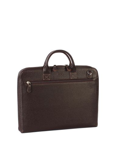 Deri Evrak Çantası OLM239 Acı kahve - Flotter Deri