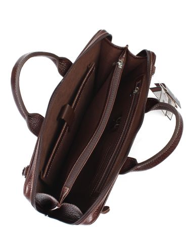 Deri Evrak Çantası OLM239 Acı kahve - Flotter Deri