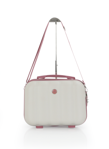 Mçs Polipropilen 4'lü Valiz Seti OLM305 Kemik-Koyu Pudra