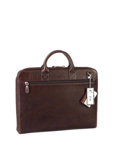 Deri Evrak Çantası OLM239 Kahverengi - Flotter Deri