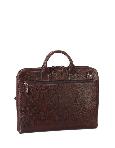 Deri Evrak Çantası OLM239 Kahverengi - Flotter Deri