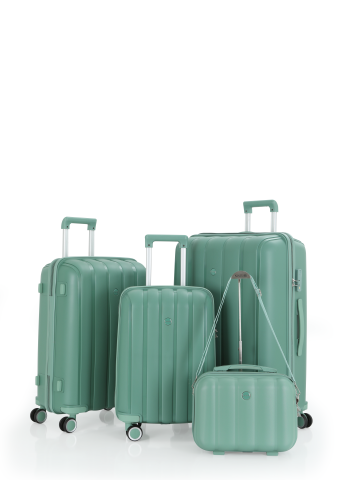 Mçs Polipropilen 4'lü Valiz Seti OLM305 Su Yeşili