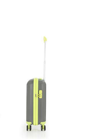 Mçs Polipropilen Valiz 55 CM OLM305 Gri-Açık Sarı