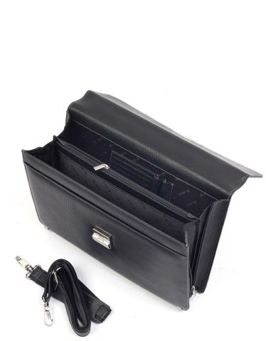 Deri Klasik Evrak Çantası OLM228 Siyah - Flotter Deri